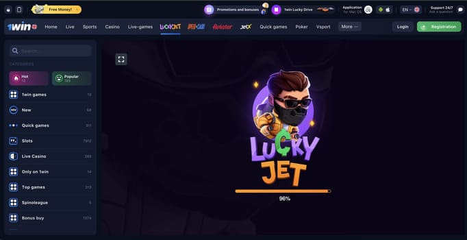1win lucky jet